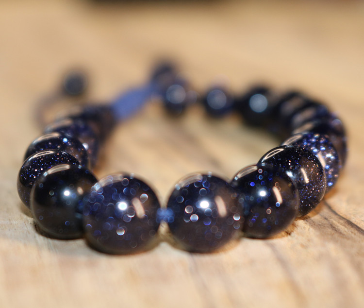 دستبند سنگ بلو گلد استون، دلربای آبی66